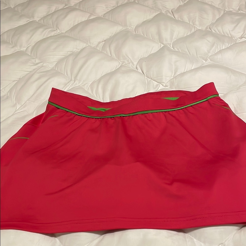 Tennis adidas pink Skort with Green Accents